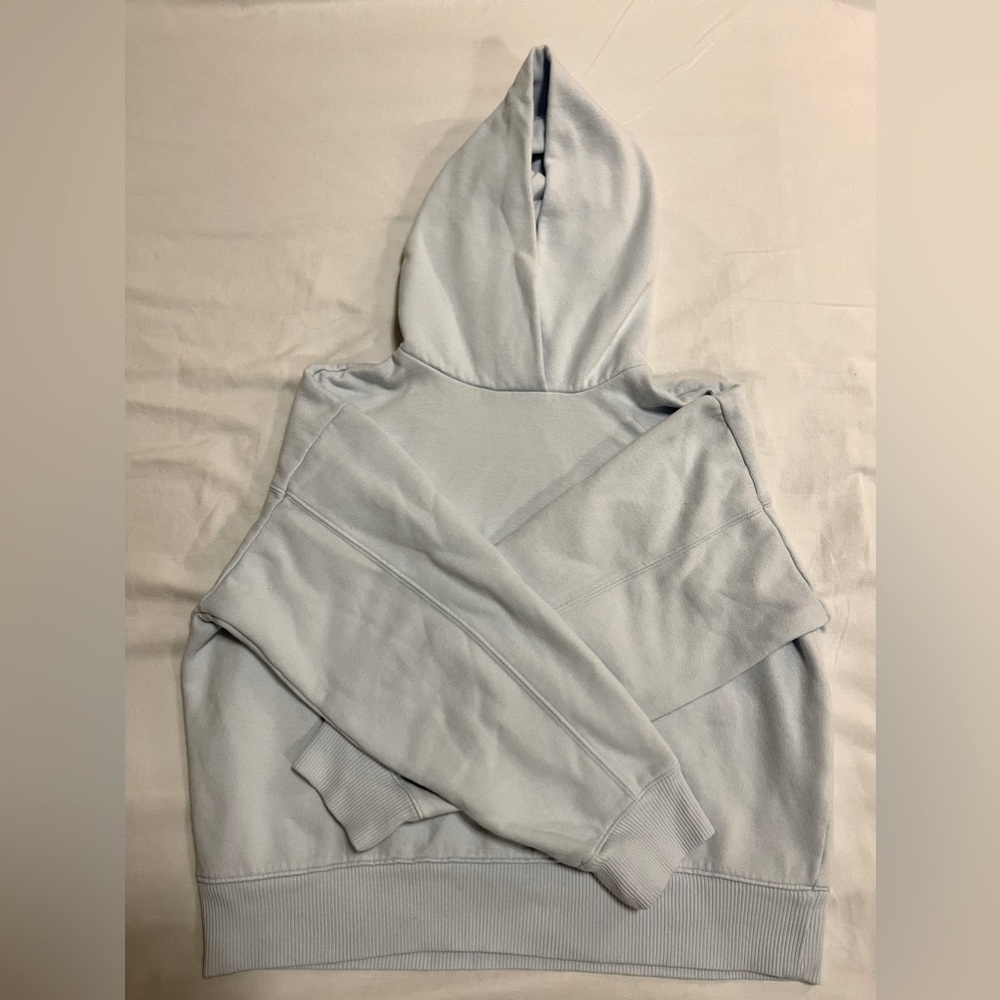 Light blue hoodie